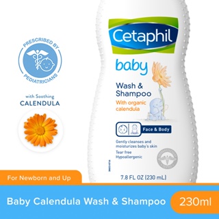 Cetaphil Baby Wash & Shampoo with Organic Calendula - 230ml