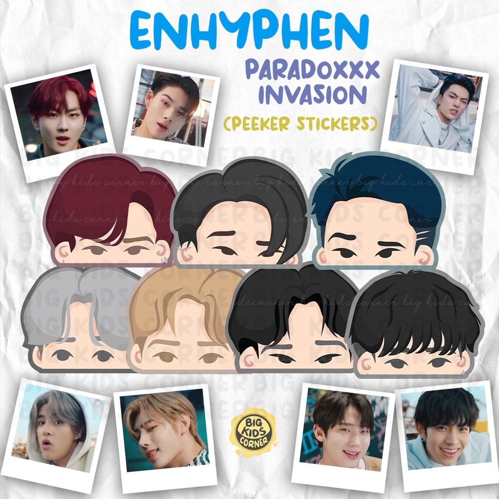 Enhyphen - Paradoxxx Invasion Peeker Stickers | Big Kids Corner ...