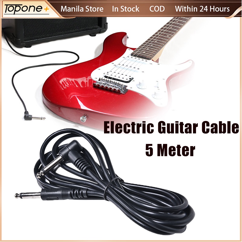 5 Meter Electric Guitar Cable Audio Cord for Bass Electric Guitar