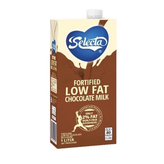 SELECTA FORTIFIED LOWFAT MILK and CHOCOLATE MILK 245ML and 1L Shopee