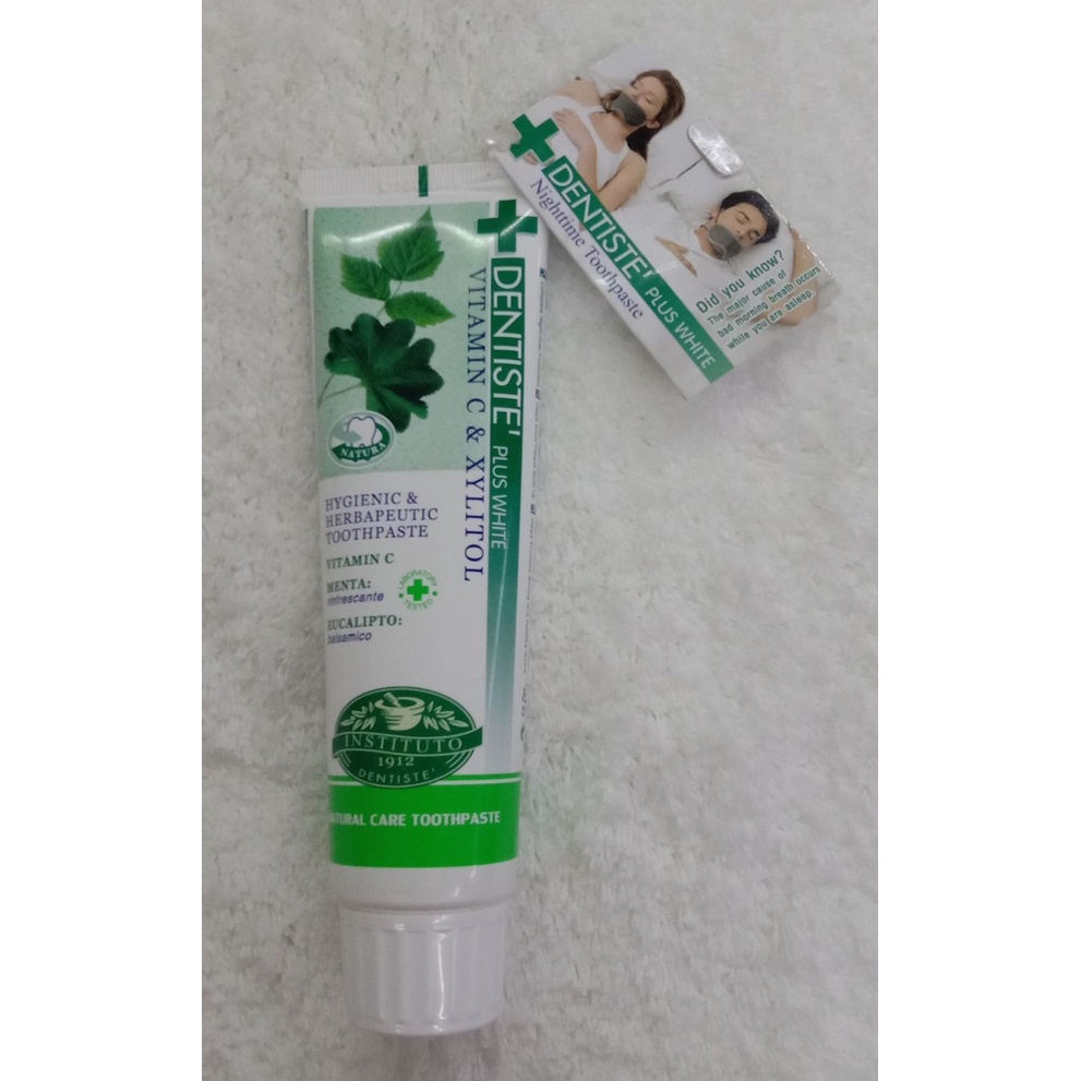DENTISTE PLUS WHITE VITAMIN C & XYLITOL NATURAL CARE TOOTHPASTE 100g