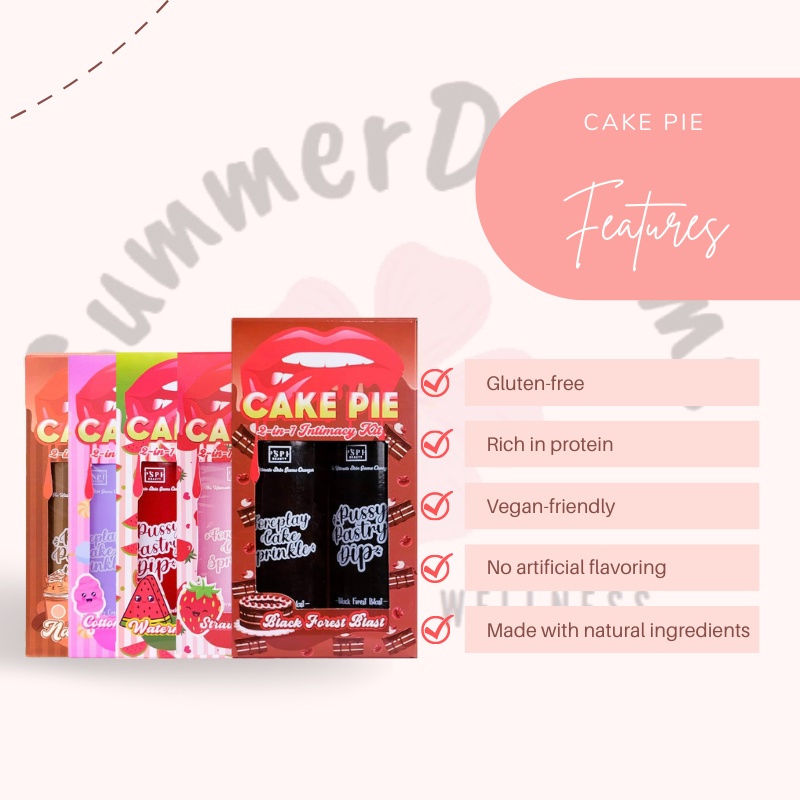 Cake Pie 2in1 Intimacy Kit Feminine Wash + Edible Spray