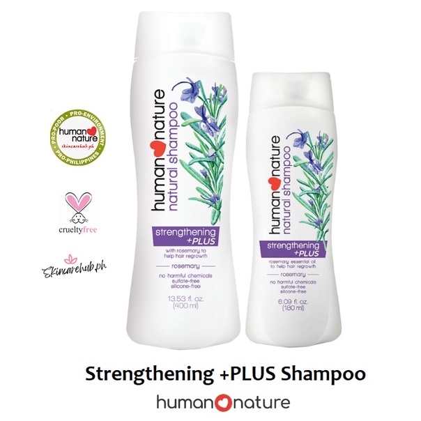 Human Nature Strengthening Plus Natural Shampoo Superior Hair