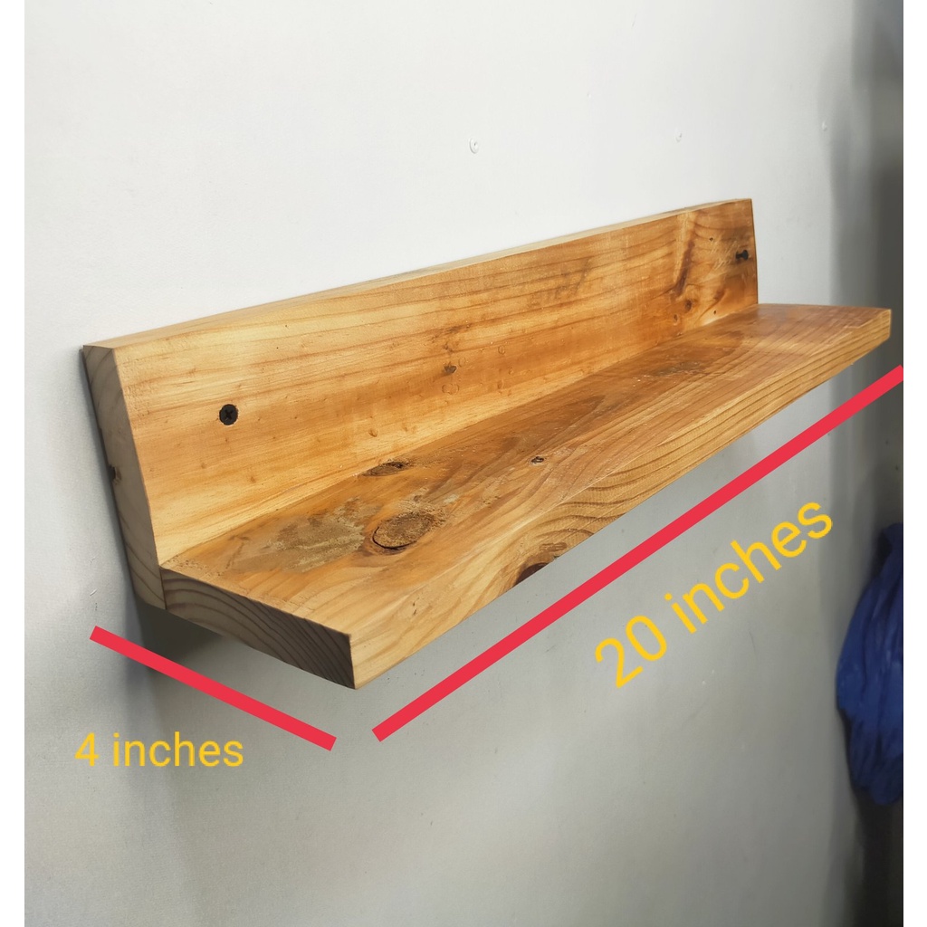 Hanging Wood Rack made in used pallet ( Easy to install ) Shopee Philippines