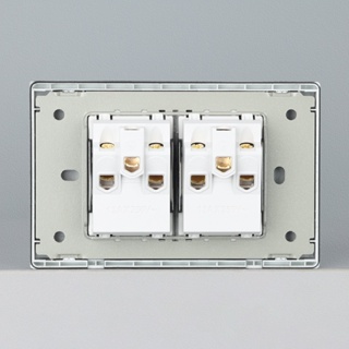 FLKL lamp switch wall socket 118 type PC wiredrawing flame-retardant 1/2/3/4 universal modern socket #6