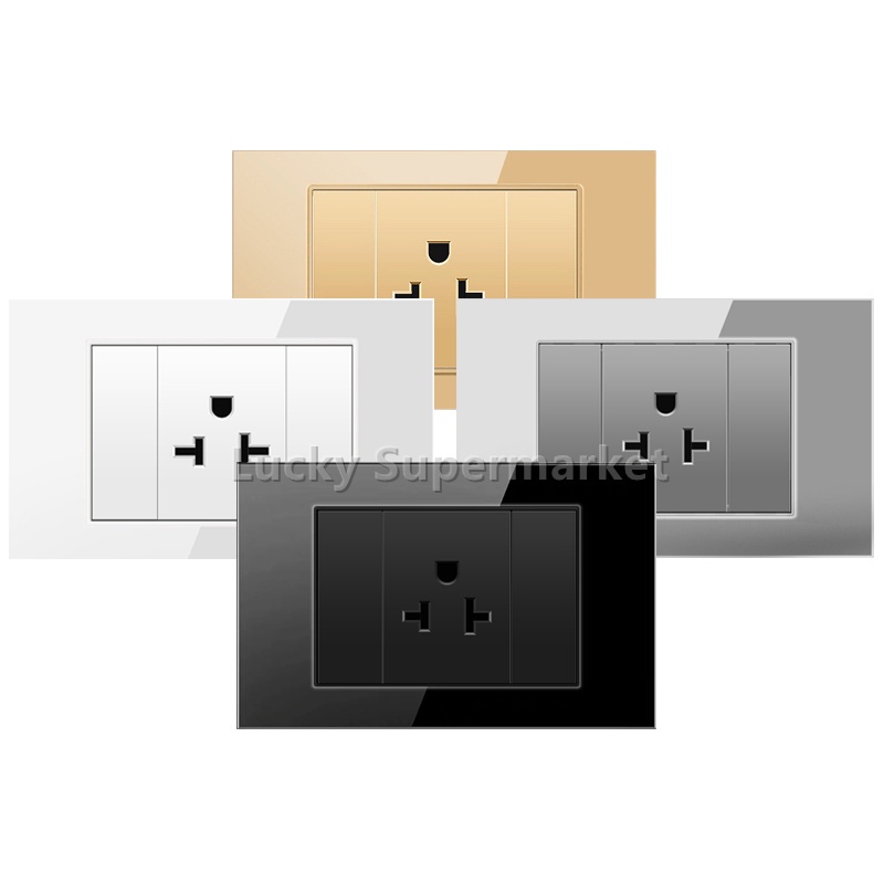 118 type 20A airconditioner air conditioning socket toughened glass