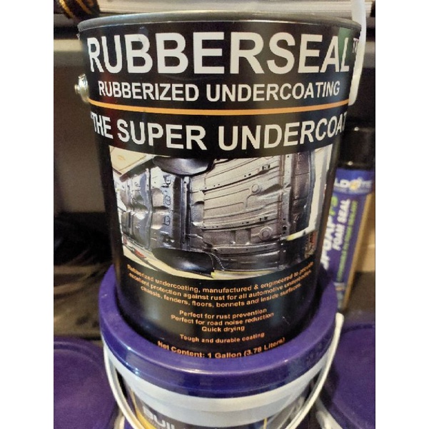 Rubberseal 4Liter / Gallon Rubberized Undercoating Undercoat The Super Undercoat Shopee