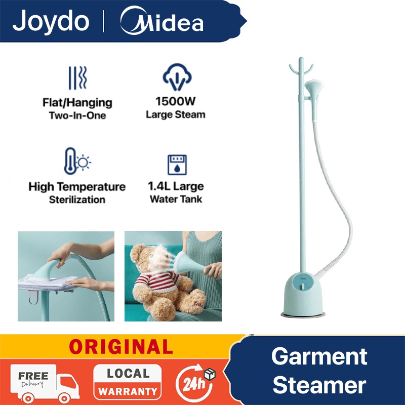 Midea Garment Steamer Iron Ironing Machine Clothes Steam Handheld Vertical Ygj15Q Shopee