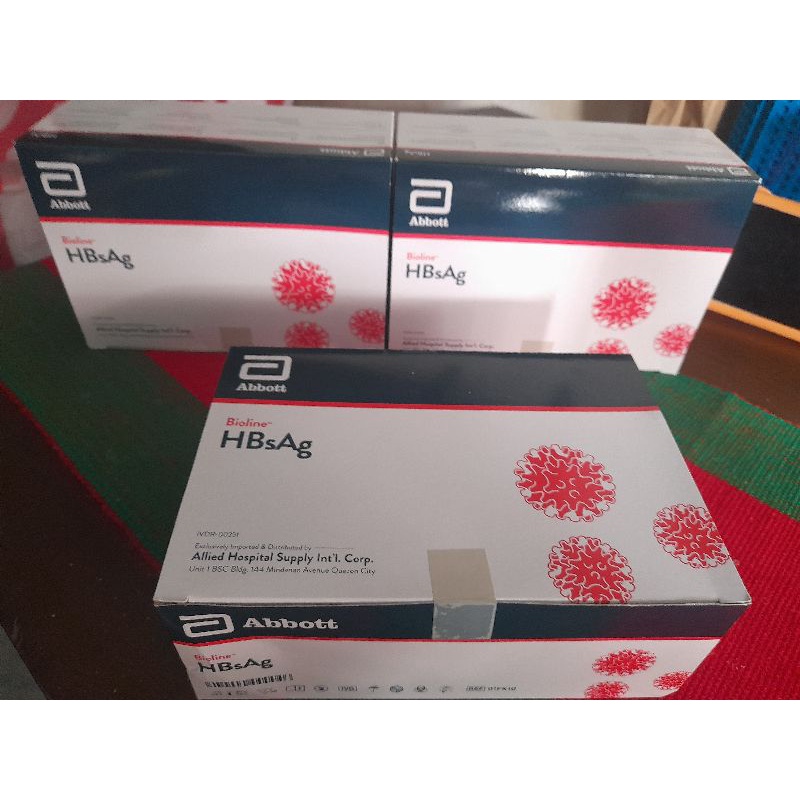 HEPA B ( HBsAg ) 30 test Abbott w/ CPR Shopee Philippines