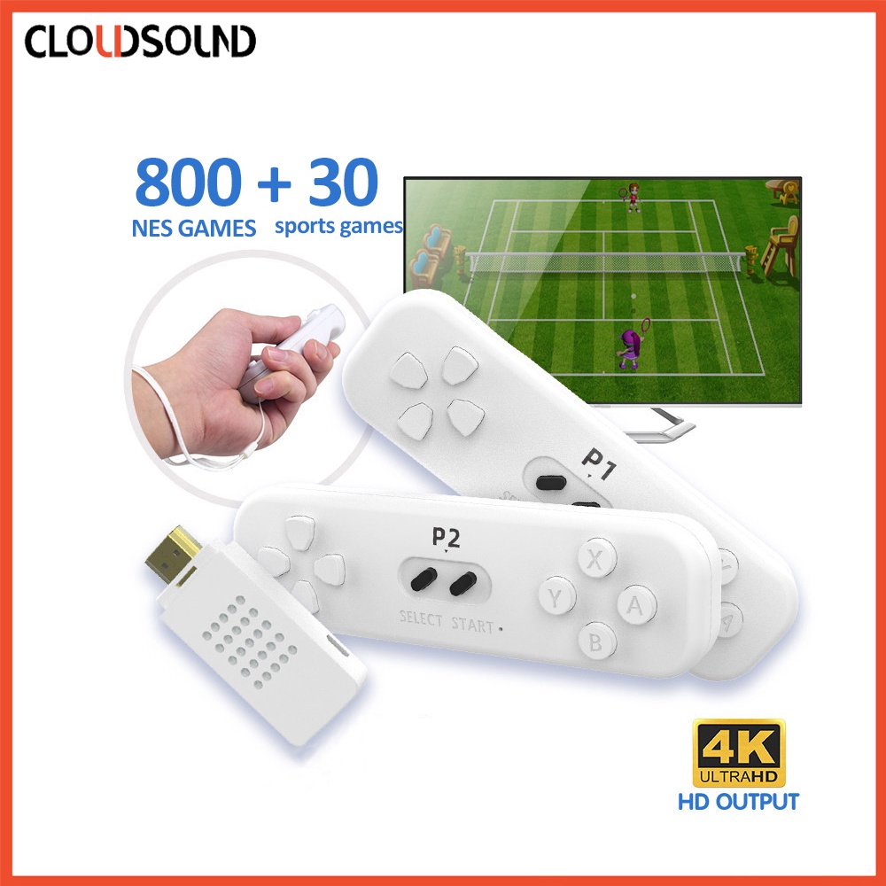 Retro Game Stick With 2.4G Wireless Controller 4k Classic Motion