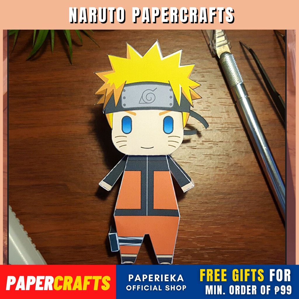 Naruto Shippuden : Anime Figure Papercraft / Papercrafts & Origami Set /  Paperieka | Shopee Philippines