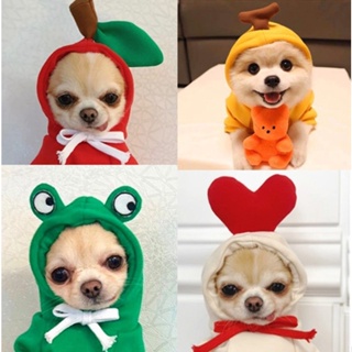Dog Winter Warm Clothes Cute Plush Coat Hoodies Pet Costume Jacket For Puppy Cat French Bulldog Chihuahua Small Dog Clothing 4IDB #3