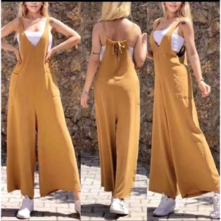 Formal ootd fashion terno 2in1 jumper suit(tube top+jumper suit)for women's clothing apparel
