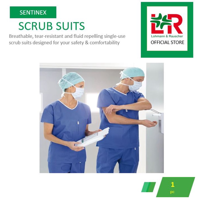 L&R Sentinex Scrub Suit (Disposable) | Shopee Philippines