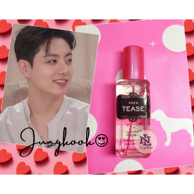 AUTHENTIC VS Tease Noir RARE Travel Size Bottle BTS JUNGKOOK scent Shopee Philippines
