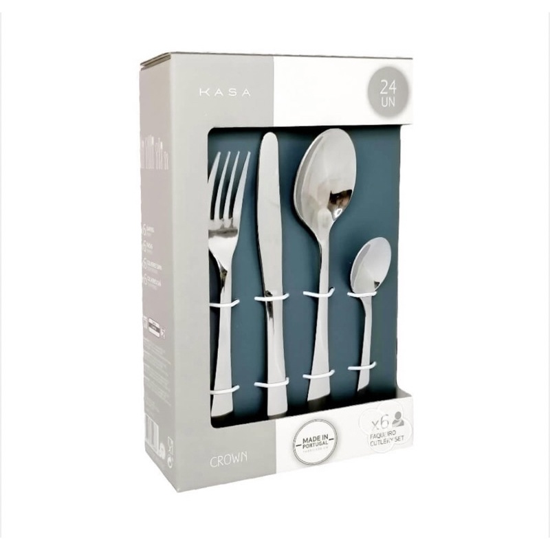 Kasa Faquiero 24Piece Flatware Set Shopee Philippines