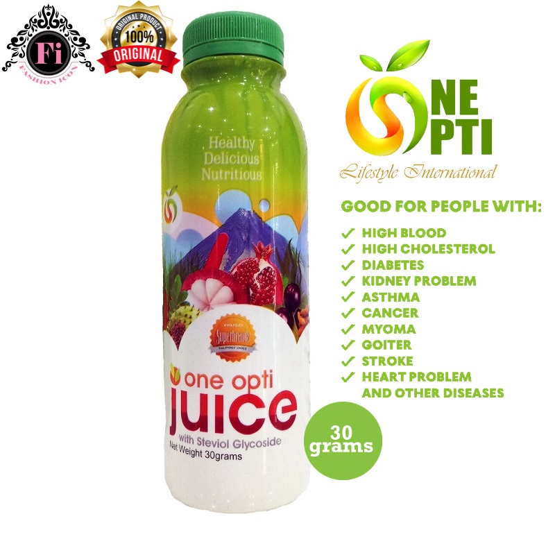 One Opti Juice 15in1 Natural Drinks Supplements & Multivitamins 30g Shopee Philippines