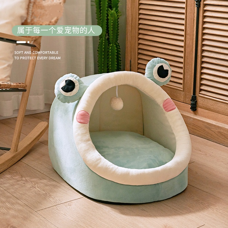 Cat Bed dog bed Removable Washable Cat Dog House Indoor Warm Comfortable Pet Dog Bed Pet Nest