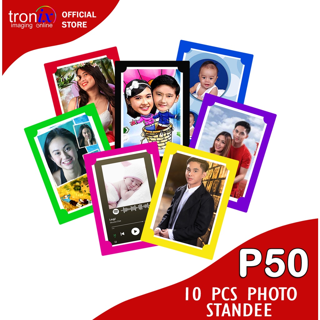 Tronix Imaging 10pcs 4r Photo Standee Ten Pieces Size Cardboard Frame