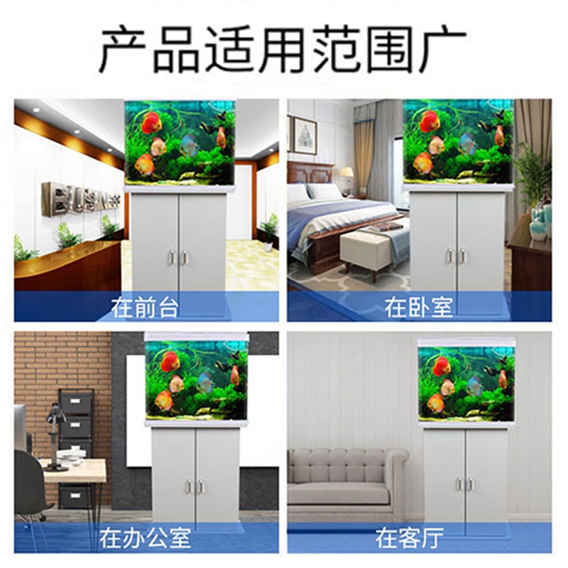 Fish cabinet living room small 2022 new fish tank with bottom cabinet home floor-to-ceiling water-f #3