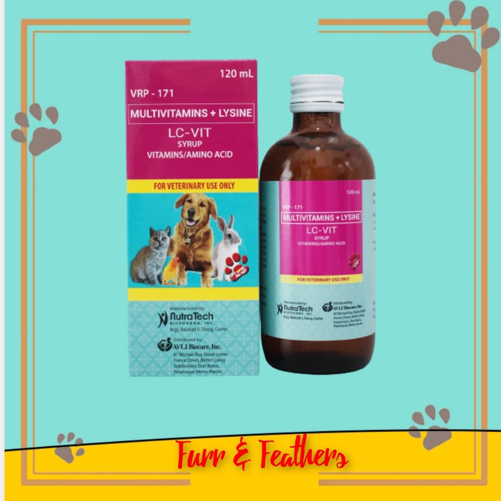 LC VIT Multivitamins for Dogs Syrup (furr & feathers) | Shopee Philippines