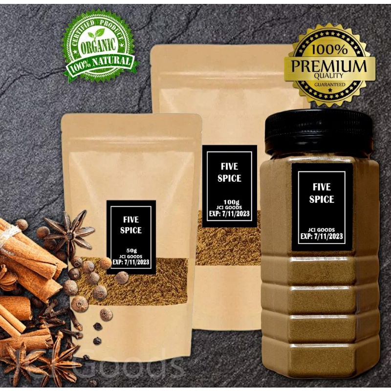FIVE SPICE POWDER Herbs and Spices 200ml/100g/50g Shopee Philippines