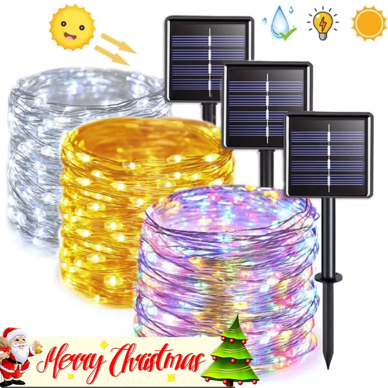 300 LED 32M Solar string christmas lights outdoor String Light