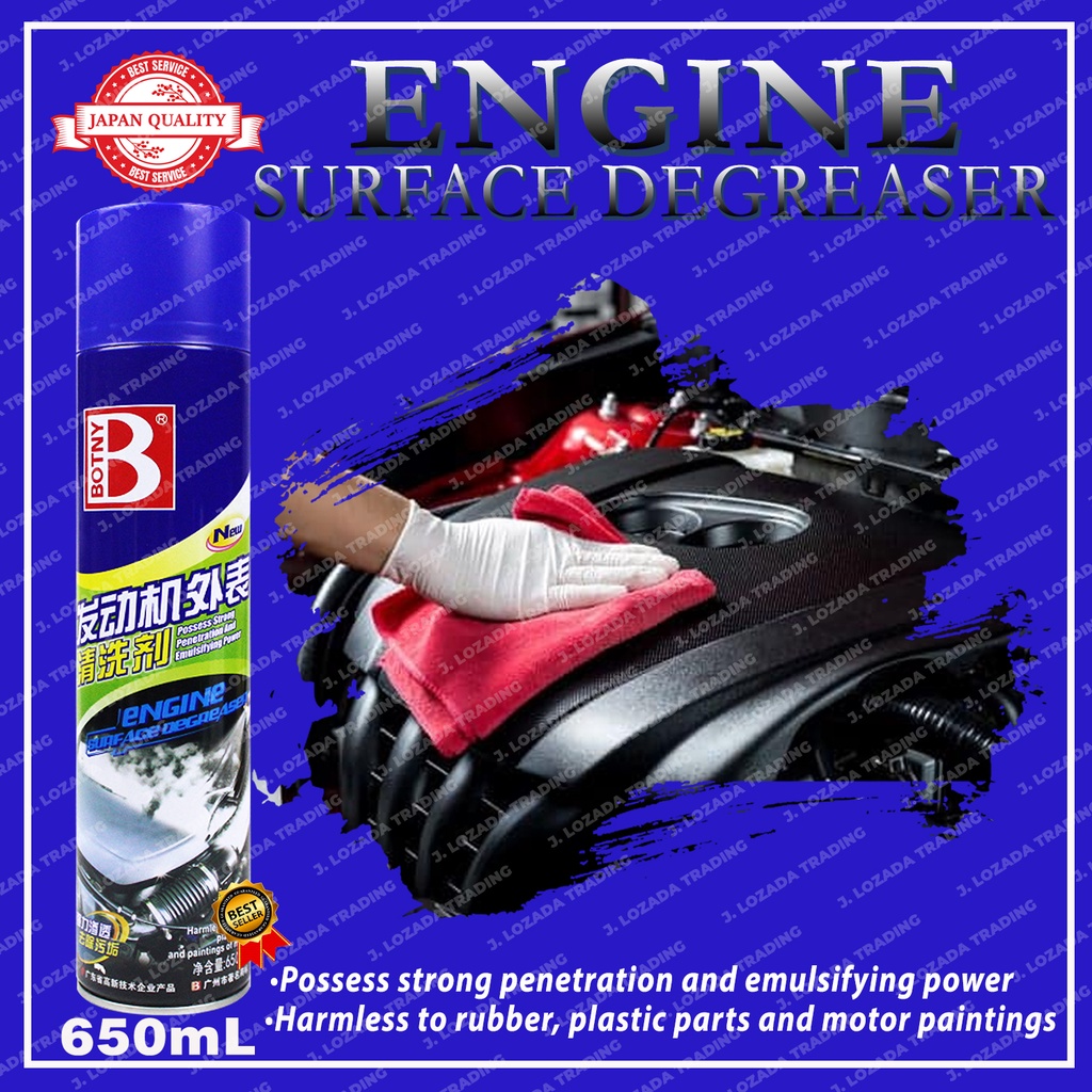 Engine Surface Degreaser Foam Spray 650ml Engine Cleaner / Chain Degreaser / Grease Remover