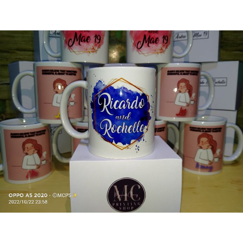 Personalized Mug/Customized Mug with free box and sticker