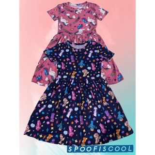 Girls Smock Dress for Kids 4-7 years Old