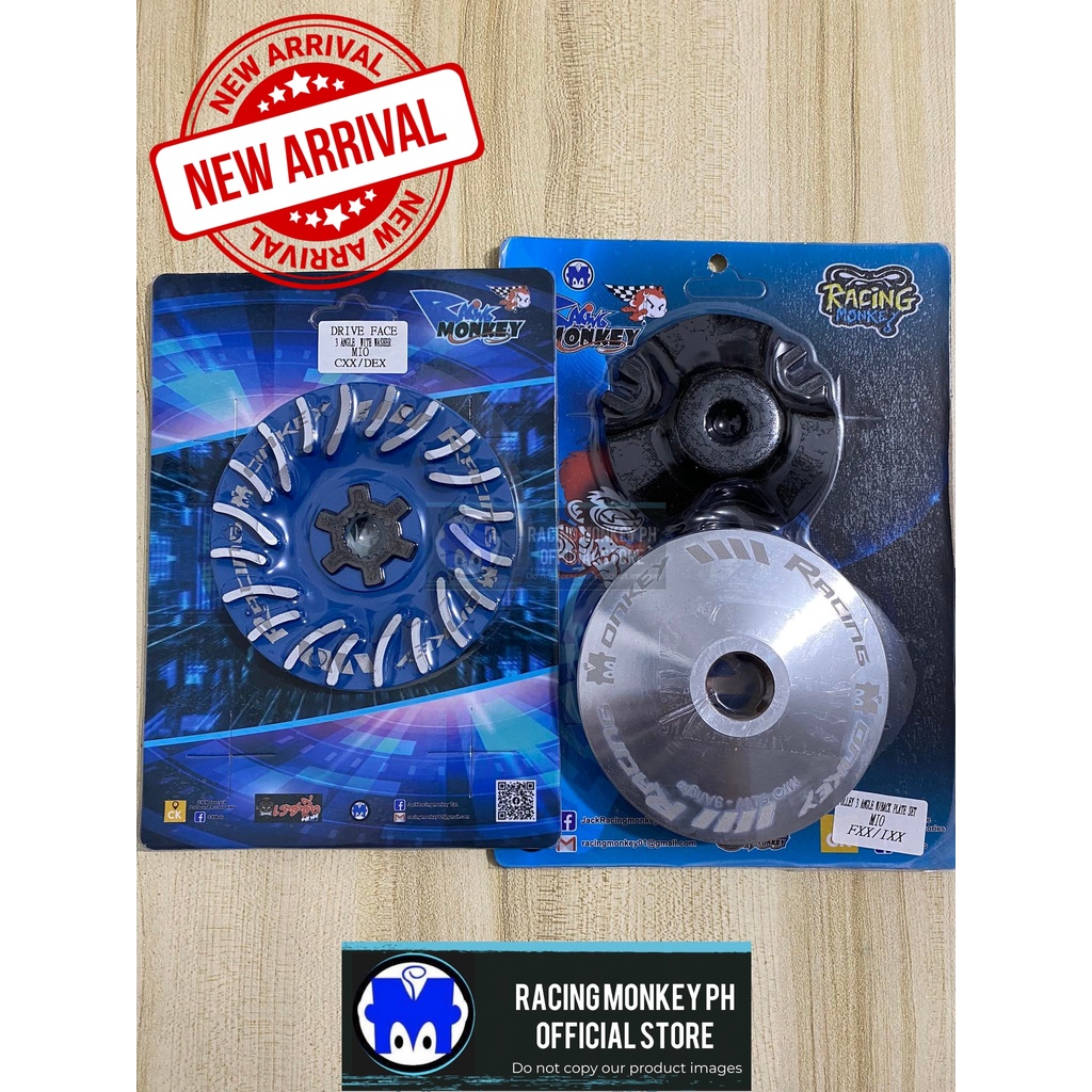 Pulley and Drive Face Set 13.5 Degree 3 Angle (Mio Sporty/Soulty/Soul