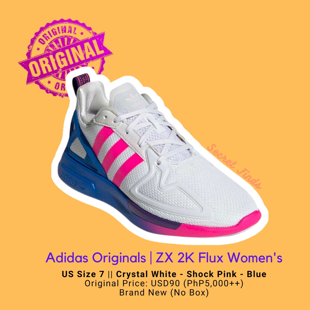 Adidas Original Rubber Shoes Sneakers for Women, ZX 2K Flux Crystal