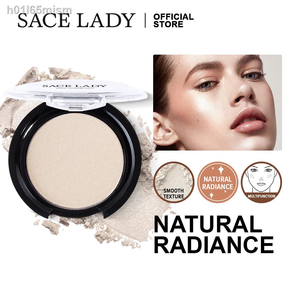 SACE LADY Shimmer Highlighter Powder Makeup Smooth High Pigmented ...