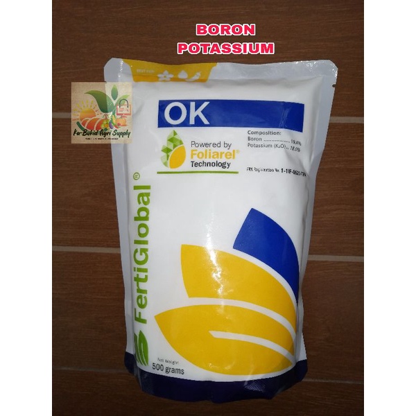 OK Foliarel Technology Boron and Potassium for flowering and fruiting