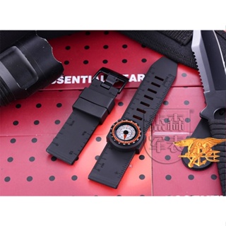 luminox Strap 3741 3782 Watch 24mm Silicone Compass Tactical #8