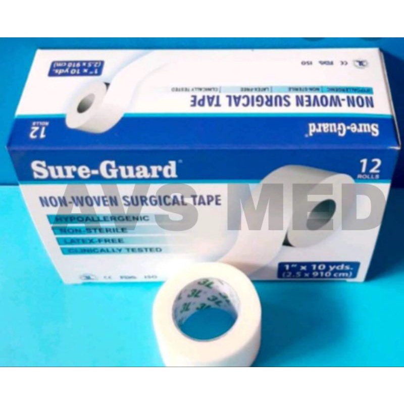 Surgical Tape/Medical Tape size 1inch/ 1/2 inch (Sureguard)Sold per Piece Shopee Philippines