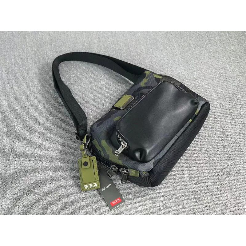 Tumi Lewis Alpha Bravo Green Army Messenger Bag Mirror Quality Sling Bag