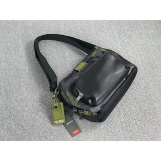 Tumi Lewis Alpha Bravo Green Army Messenger Bag Mirror Quality Sling Bag #1