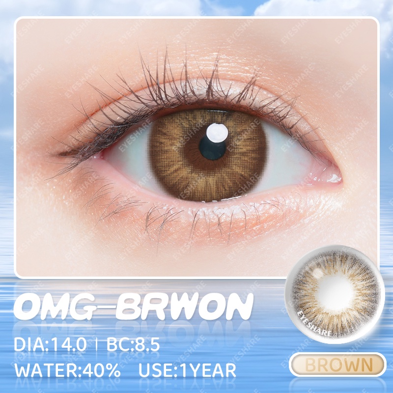 2023 New OMG Series Brown Eye Contact Lens Eye Contacts for Eyes