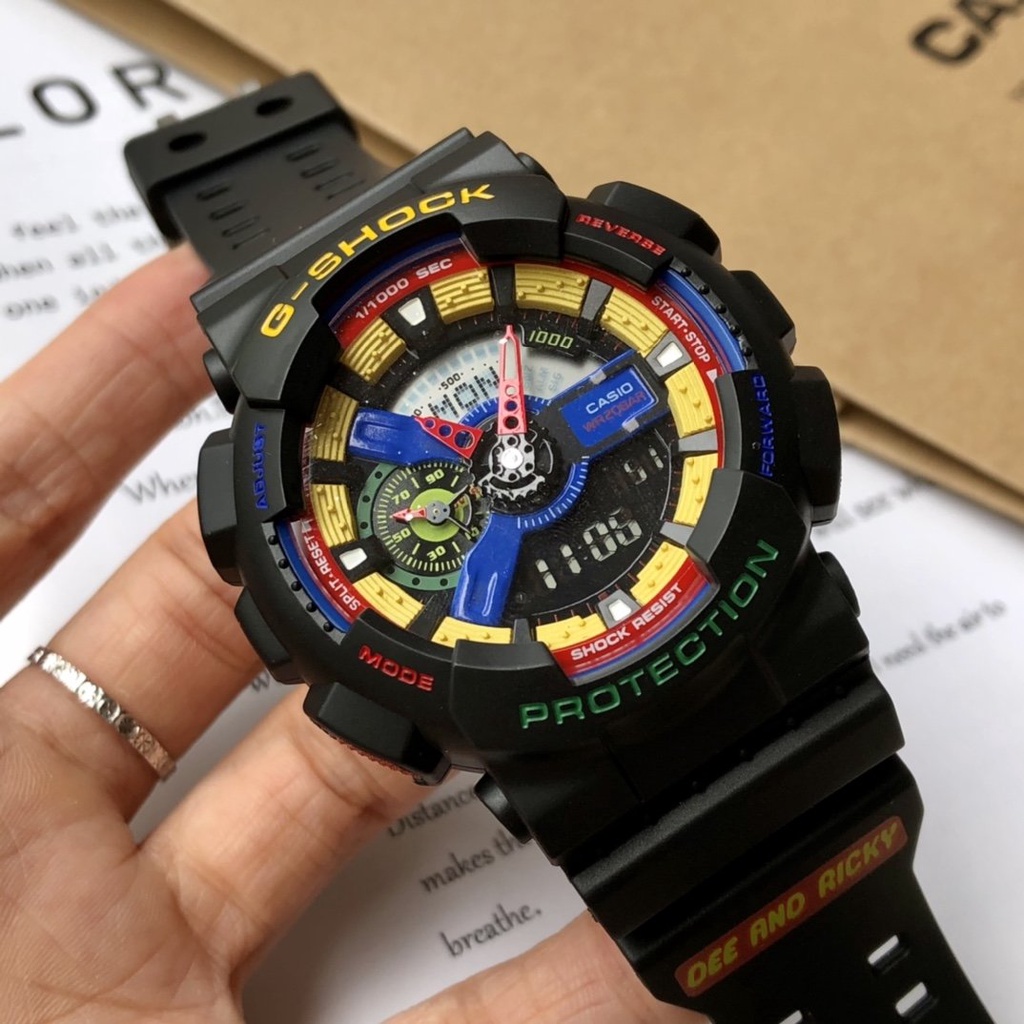 Casio Lego Co-Branded Continues Colorful Sense Interest Red Blue Yellow ...