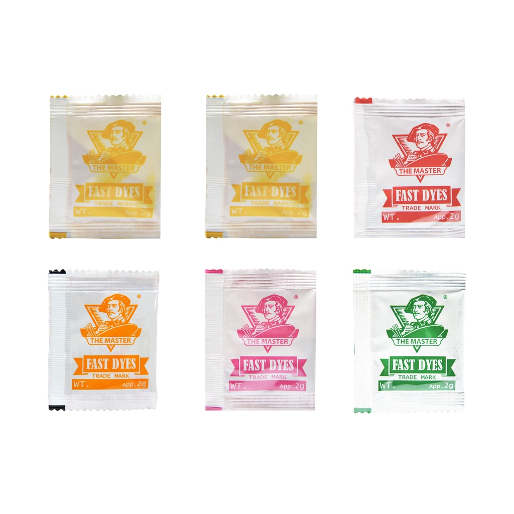 THE MASTER Fast Dye - Jobos - Yellow, Yellow, Red, Orange, Pink, Bottle ...