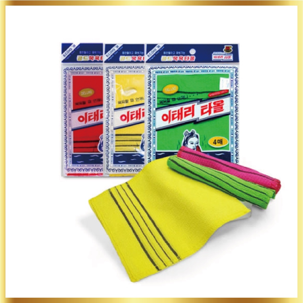 GOLDSANGSA Original Italy Towel Exfoliating Washcloth Viscose Rayon 100