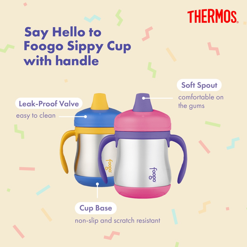 Thermos Water Bottle Baby Bottle Toddler / Kid Sippy Cup with Handle