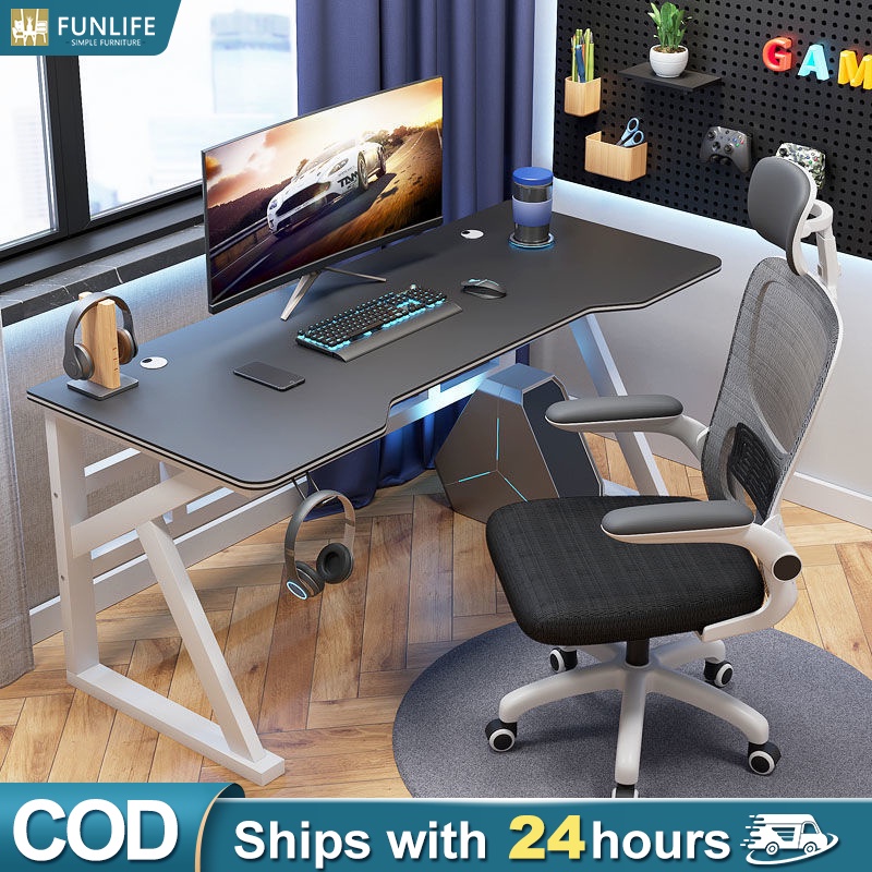 Gaming Table Heavy Duty Computer Desk Desk Home Bedroom Furniture Adult