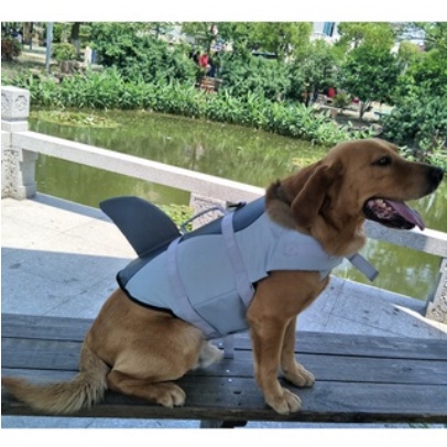 Fashion pet safety clothing dog life jacket swimming protector vest surfing protective clothing #7
