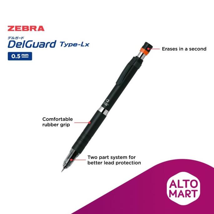 Zebra DELGUARD Type LX Mechanical Pencil 0.5 mm Mechanical Pencil