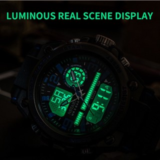 NSTART Shock Proof GST8600 GST 8600 Sports Digital Men Watch Green Red Gold Black #6