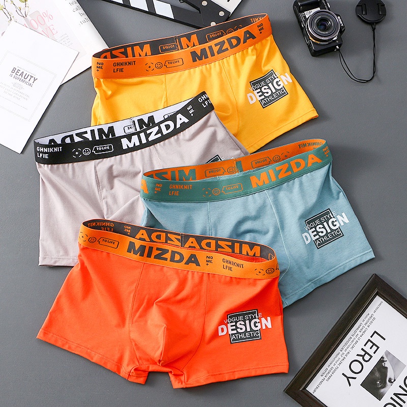 Cotton Boxer Shorts for Man Underwear Soft Male Underpants Shopee