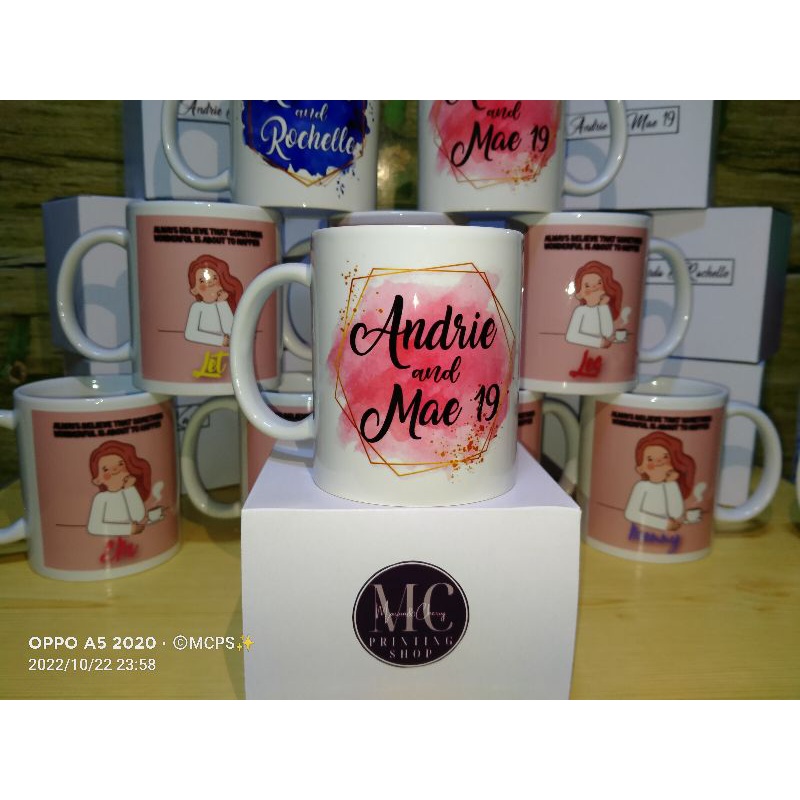 Personalized Mug/Customized Mug with free box and sticker