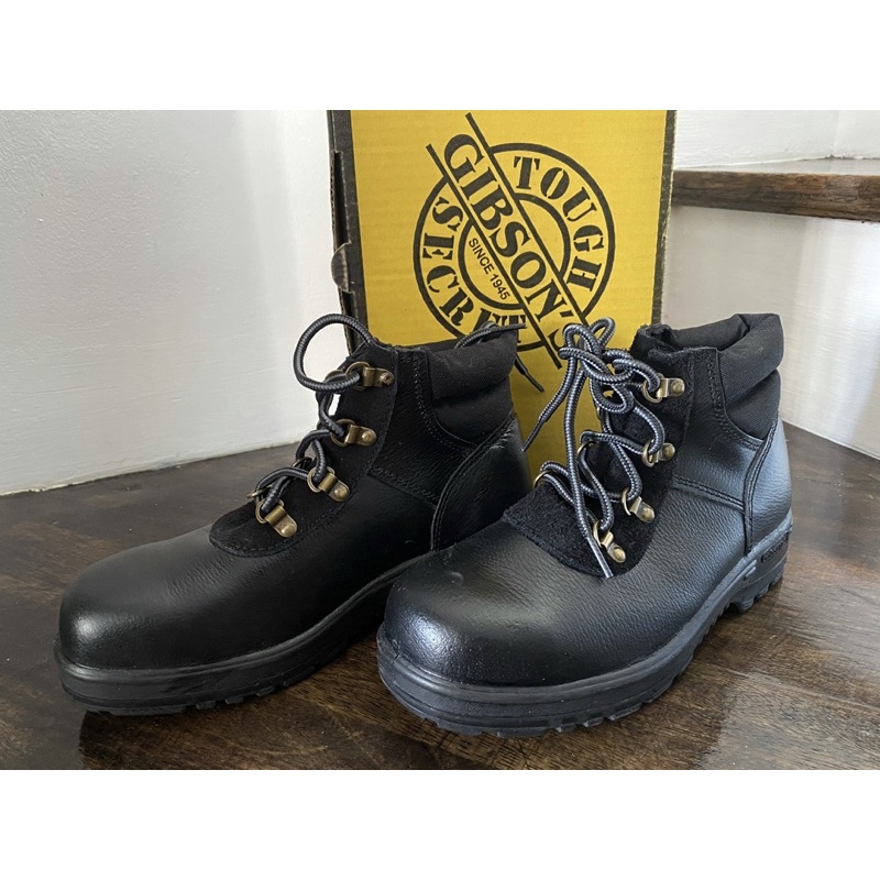AUTHENTIC GIBSON’s G901 BLACK SAFETY SHOES/PU unisex Shopee Philippines
